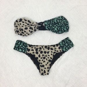 Beach Riot Flinstones Inspired Bikini Size Small